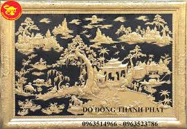 Báo giá tranh đồng quê bằng đồng mới nhất (2)